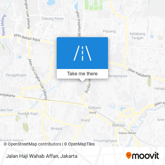 Jalan Haji Wahab Affan map