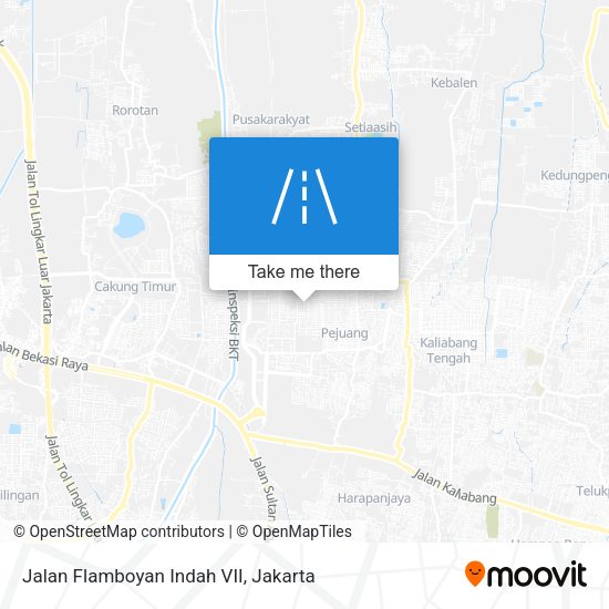 Jalan Flamboyan Indah VII map