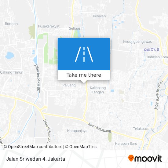 Jalan Sriwedari 4 map