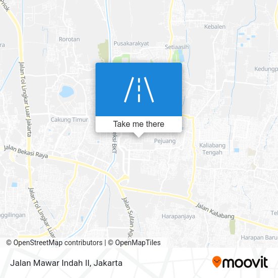 Jalan Mawar Indah II map