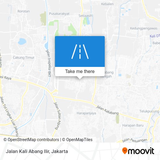 Jalan Kali Abang Ilir map