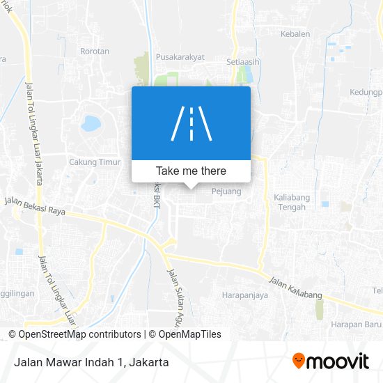 Jalan Mawar Indah 1 map