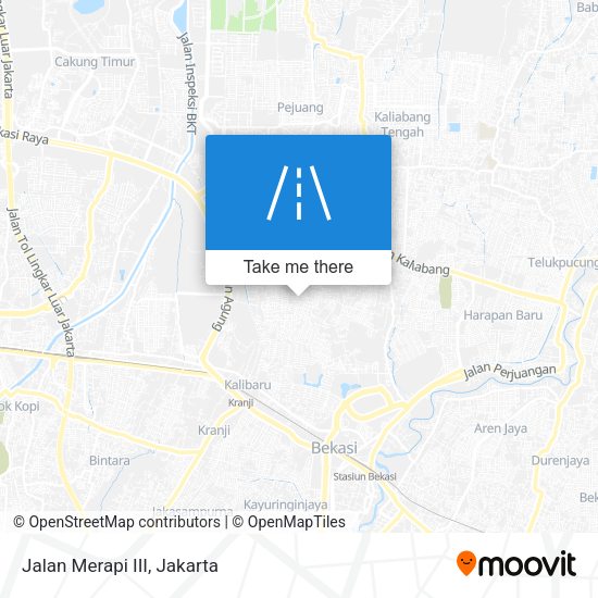 Jalan Merapi III map