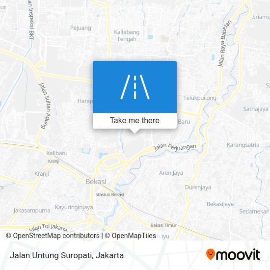Jalan Untung Suropati map