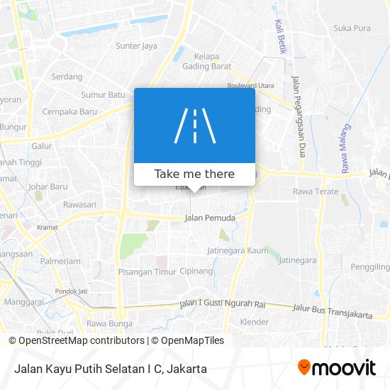 Jalan Kayu Putih Selatan I C map