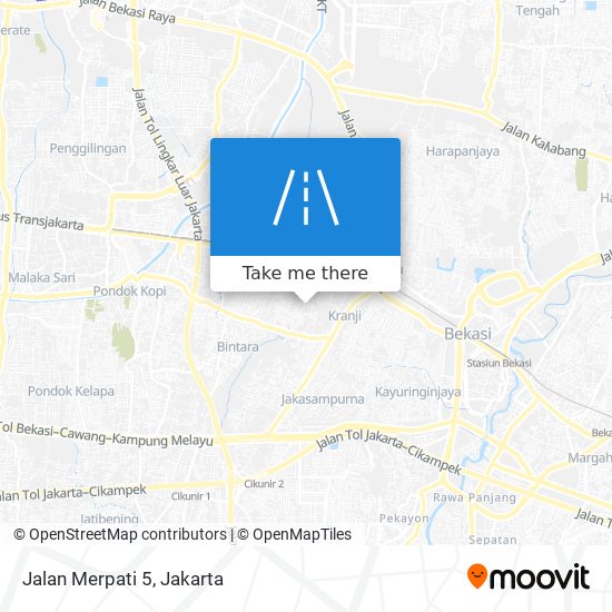 Jalan Merpati 5 map