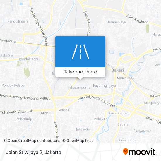 Jalan Sriwijaya 2 map