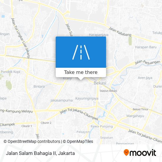 Jalan Salam Bahagia II map