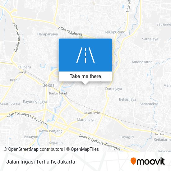 Jalan Irigasi Tertia IV map
