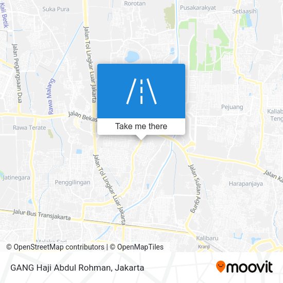 GANG Haji Abdul Rohman map