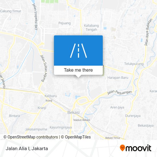 Jalan Alia I map