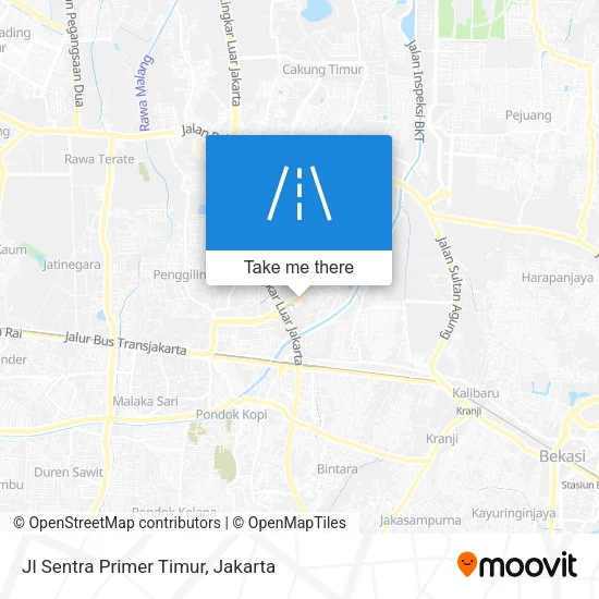 Jl Sentra Primer Timur map