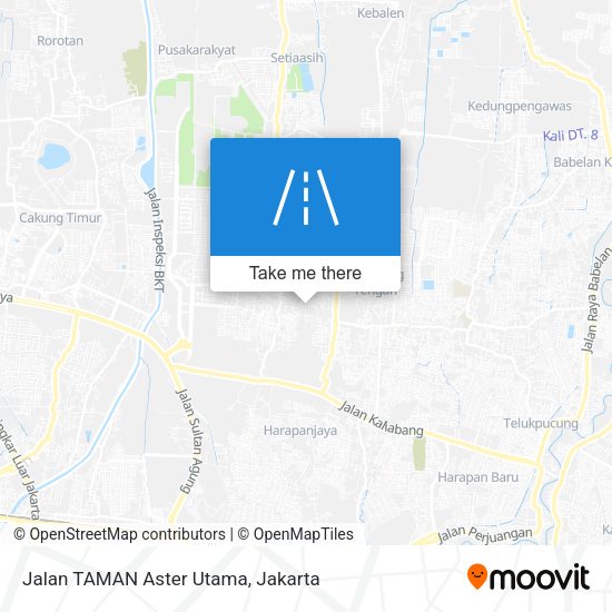Jalan TAMAN Aster Utama map