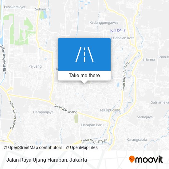 Jalan Raya Ujung Harapan map