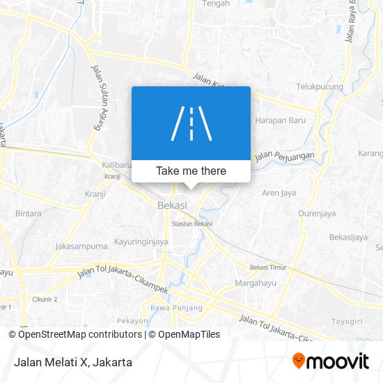 Jalan Melati X map