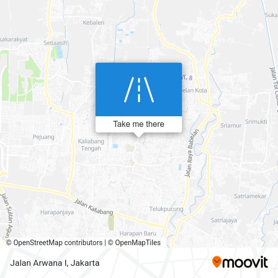 Jalan Arwana I map