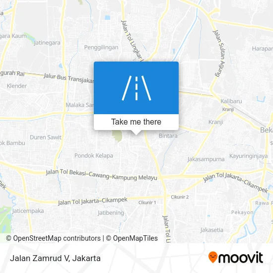 Jalan Zamrud V map