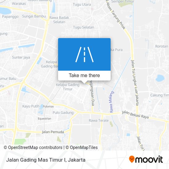 Jalan Gading Mas Timur I map