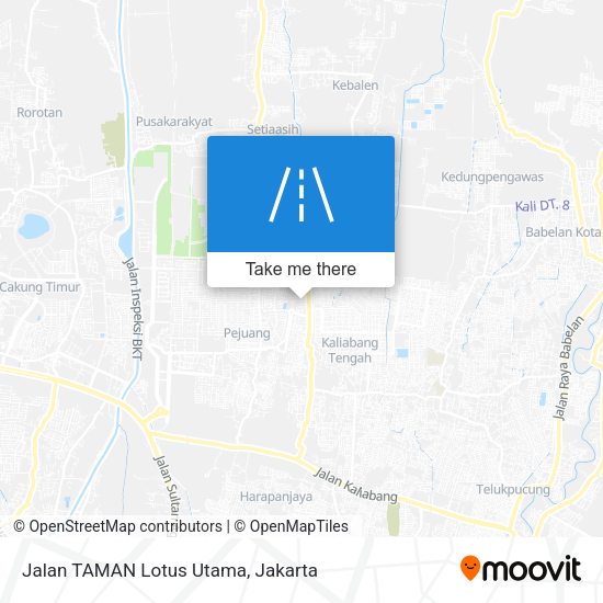 Jalan TAMAN Lotus Utama map