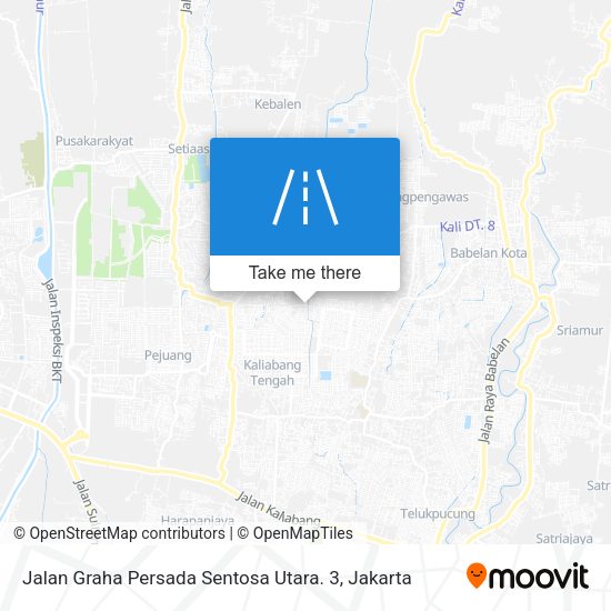 Jalan Graha Persada Sentosa Utara. 3 map