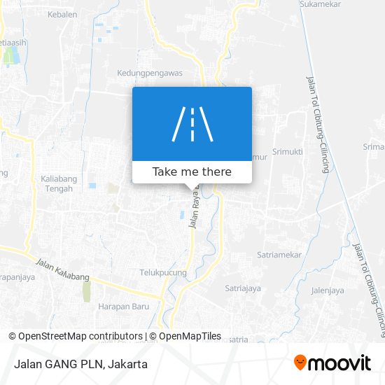 Jalan GANG PLN map