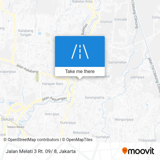 Jalan Melati 3 Rt. 09/ 8 map