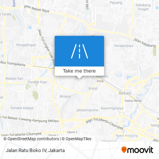 Jalan Ratu Boko IV map