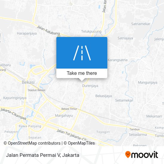 Jalan Permata Permai V map