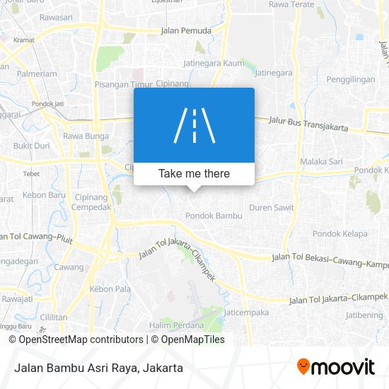 Jalan Bambu Asri Raya map