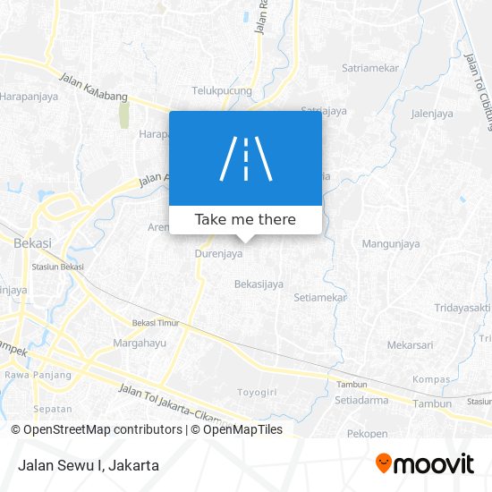 Jalan Sewu I map