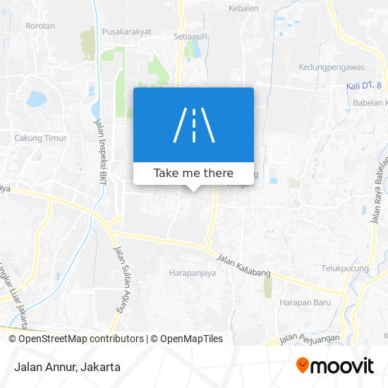 Jalan Annur map