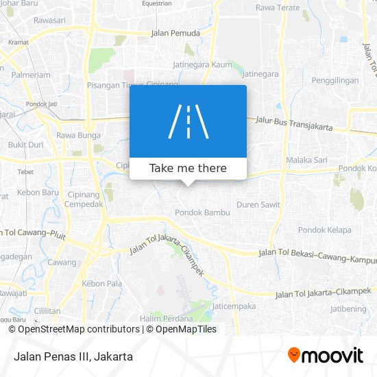 Jalan Penas III map