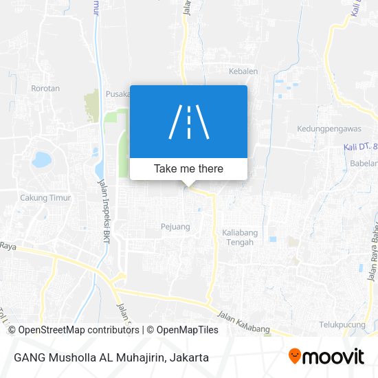 GANG Musholla AL Muhajirin map