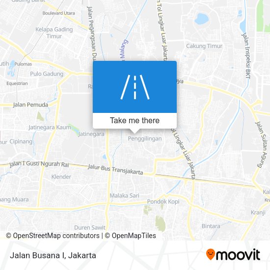 Jalan Busana I map