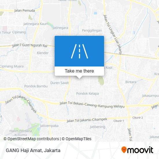 GANG Haji Amat map