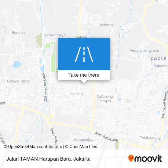 Jalan TAMAN Harapan Baru map