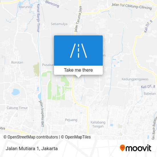 Jalan Mutiara 1 map