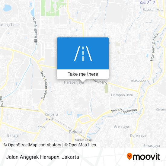 Jalan Anggrek Harapan map