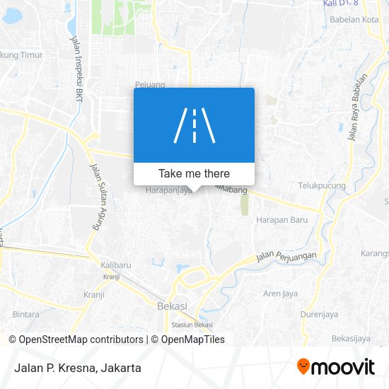 Jalan P. Kresna map