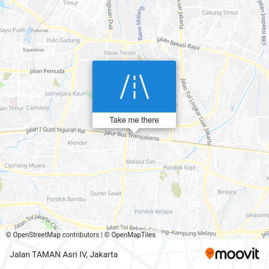 Jalan TAMAN Asri IV map