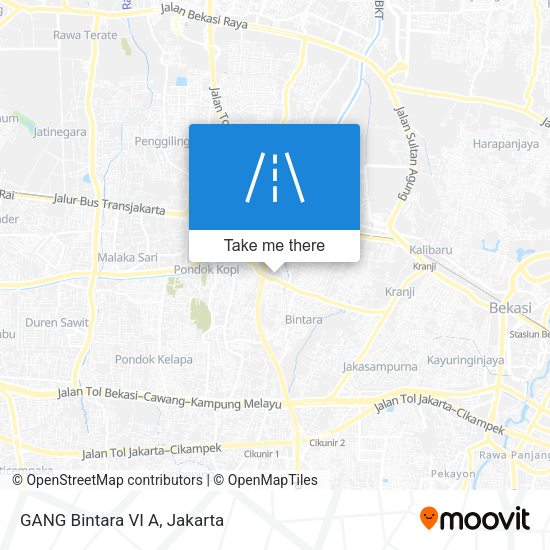 GANG Bintara VI A map