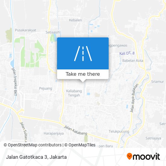 Jalan Gatotkaca 3 map