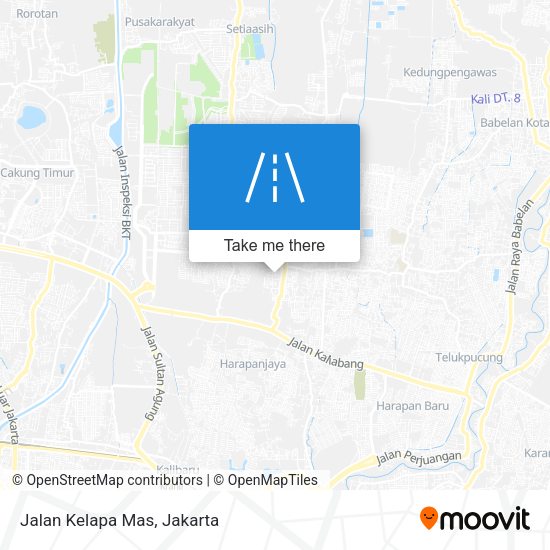 Jalan Kelapa Mas map