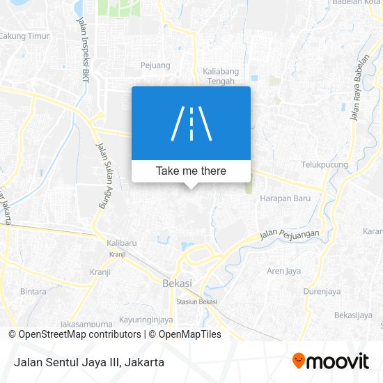 Jalan Sentul Jaya III map