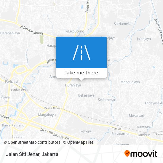 Jalan Siti Jenar map