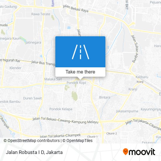 Jalan Robusta I D map