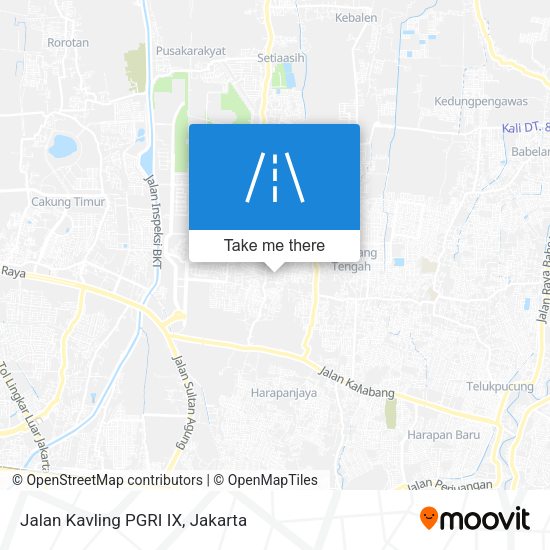 Jalan Kavling PGRI IX map