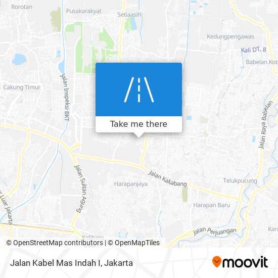 Jalan Kabel Mas Indah I map