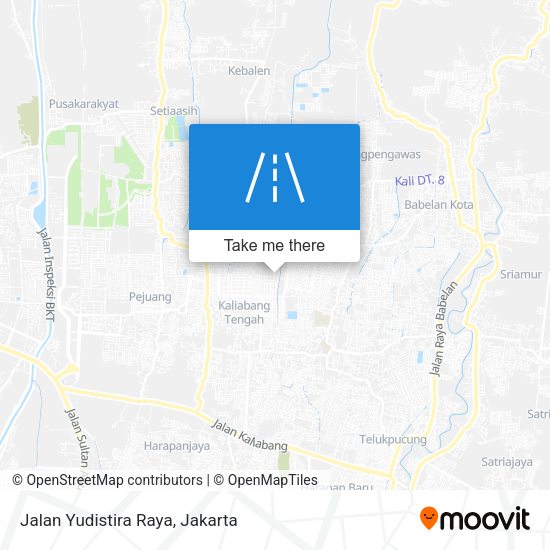 Jalan Yudistira Raya map