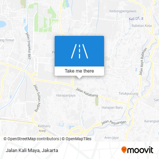 Jalan Kali Maya map